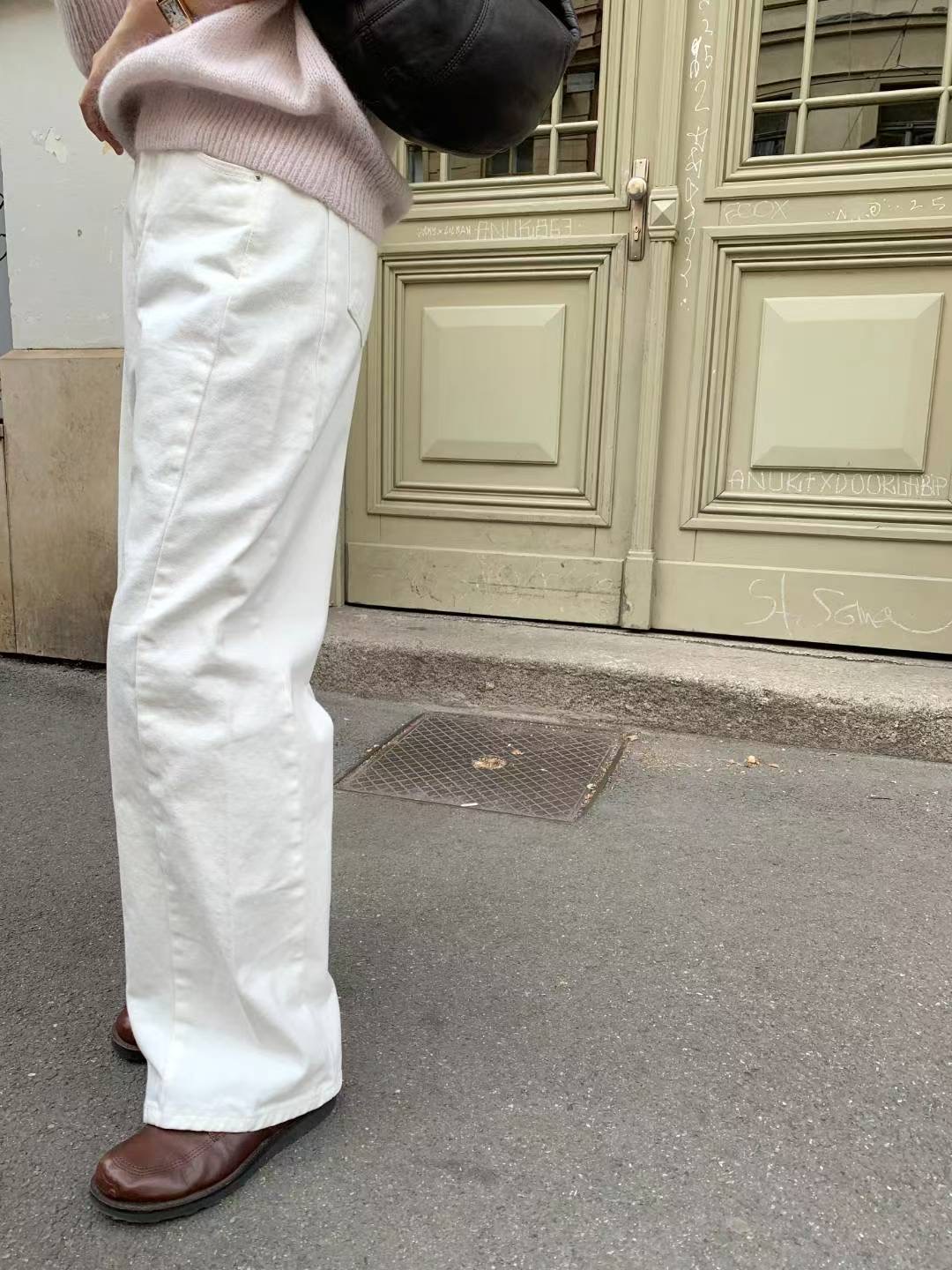 POMELO㊣東大門實拍女裝新品真品休閑職業時尚26春夏牛仔褲POMELO牛仔褲