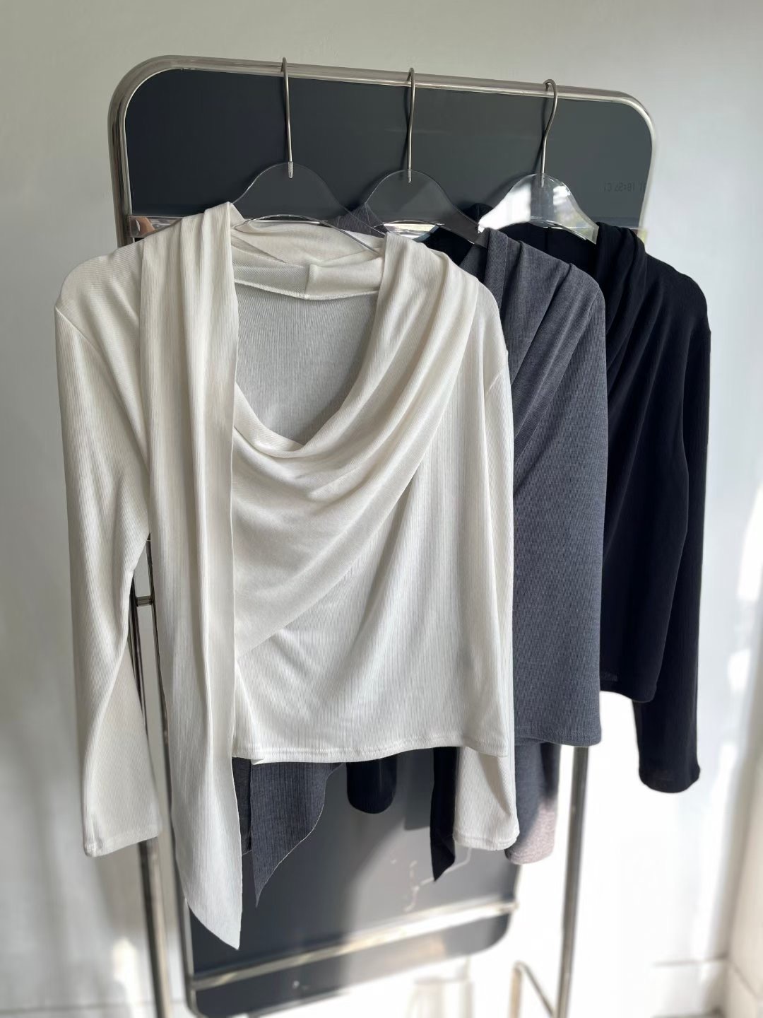 AWESOME-ot東大門直郵㊣女士新款休閑職業真品推薦長袖T恤AWESOME-ot長袖T恤