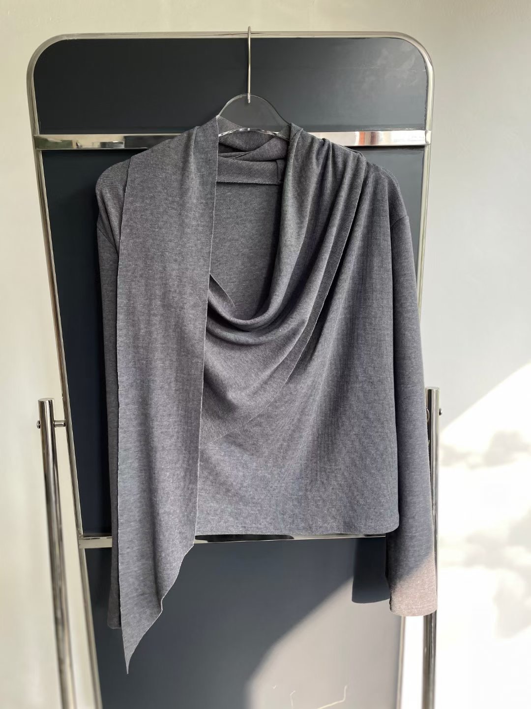 AWESOME-ot東大門直郵㊣女士新款休閑職業真品推薦長袖T恤AWESOME-ot長袖T恤圖色1