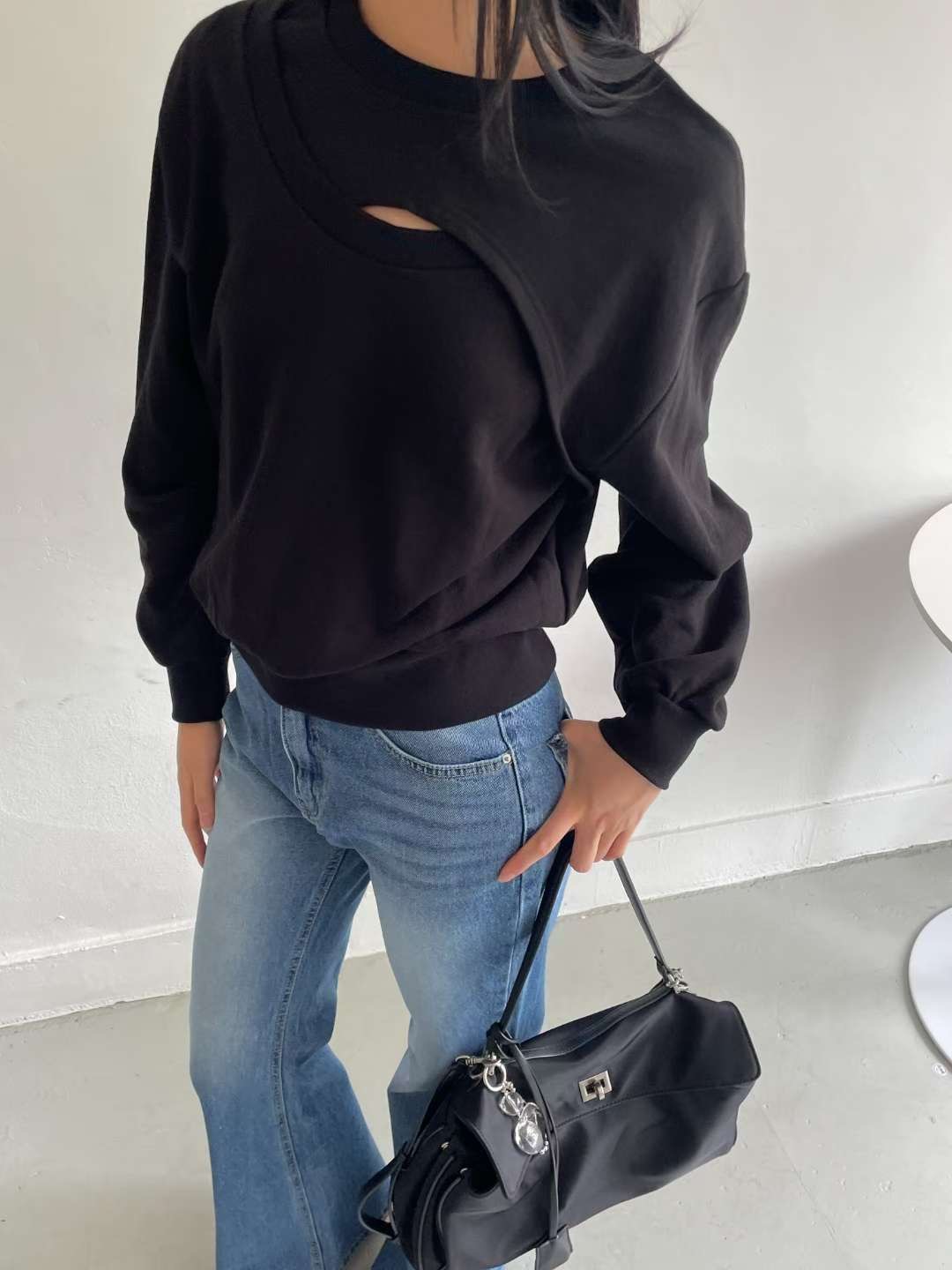 AWESOME-ot㊣東大門實拍女裝新款職業時尚推薦熱賣真品衛衣AWESOME-ot衛衣圖色2