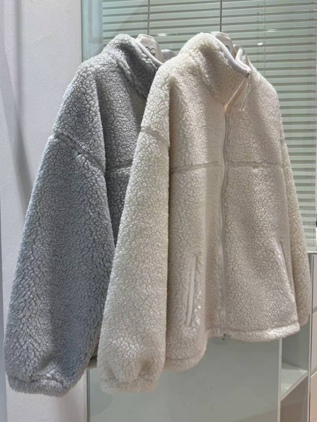 POMELO㊣東大門代購女裝新品26春夏時尚推薦真品夾克拉鏈絨POMELO夾克