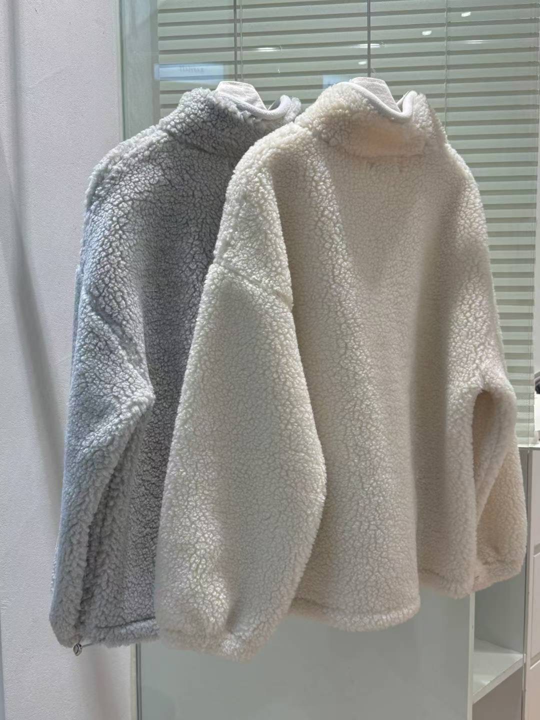 POMELO㊣東大門代購女裝新品26春夏時尚推薦真品夾克拉鏈絨POMELO夾克