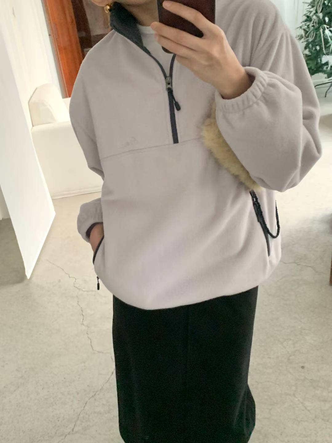 POMELO東大門直郵㊣女士新款26春夏熱賣時尚推薦衛衣抓絨拉鏈POMELO衛衣