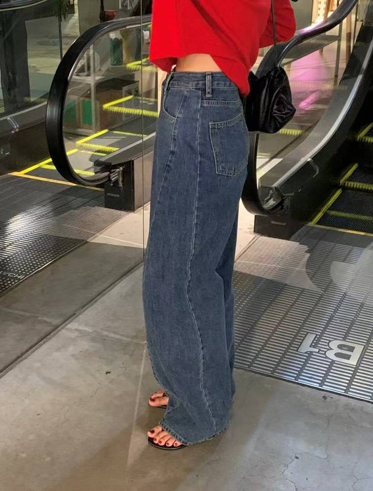 POMELO韓國代購㊣女士新款熱賣人氣推薦職業真品26春夏牛仔褲POMELO牛仔褲