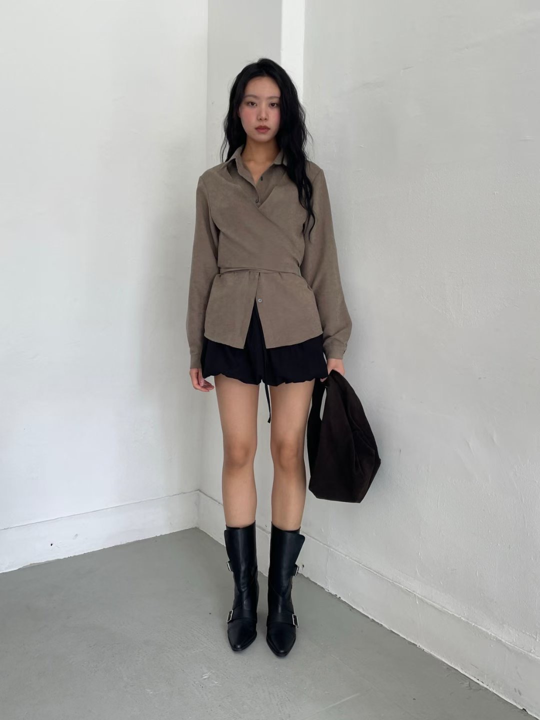 AWESOME-ot東大門直郵㊣女裝新款職業真品時尚休閑襯衫蕾絲衫AWESOME-ot襯衫/蕾絲衫圖色2