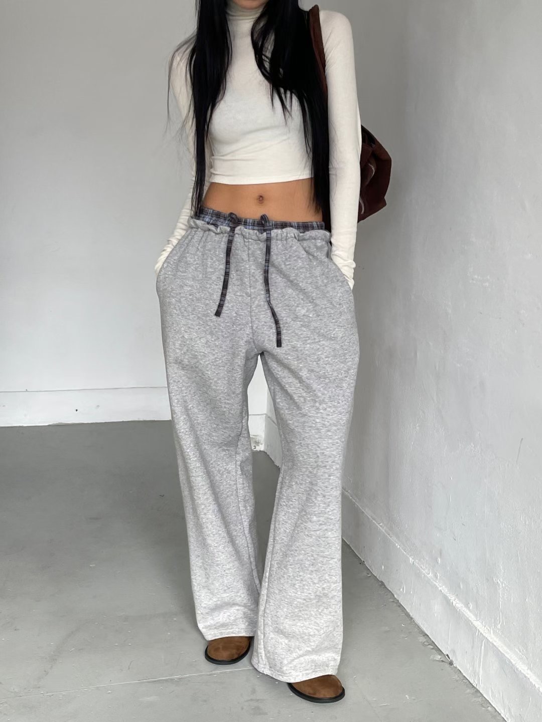 AWESOME-ot㊣東大門代購女裝新品熱賣休閑真品時尚推薦休閑褲AWESOME-ot休閑褲圖色1