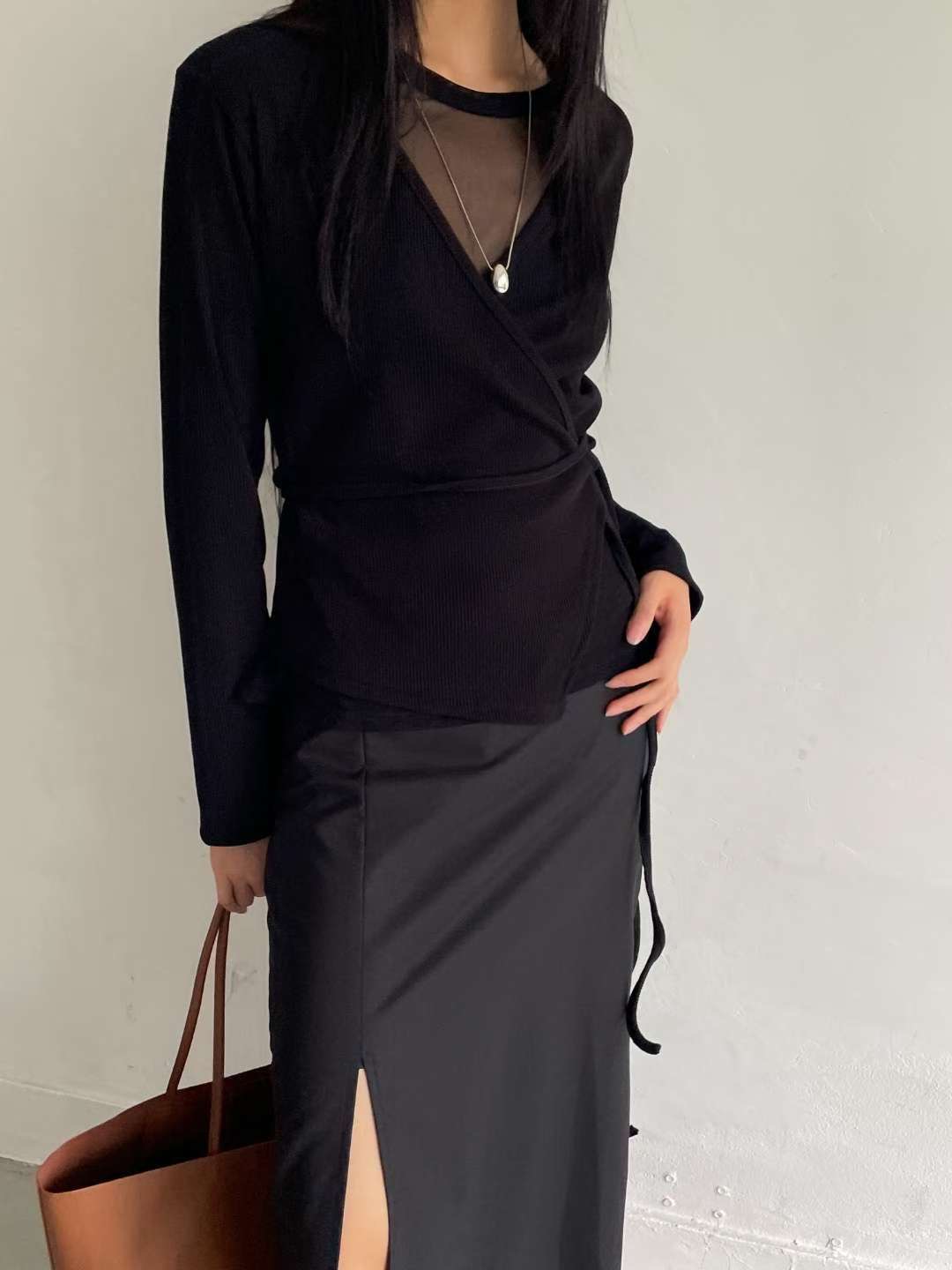 AWESOME-ot㊣東大門代購女裝新品人氣真品職業推薦長袖T恤AWESOME-ot長袖T恤圖色3