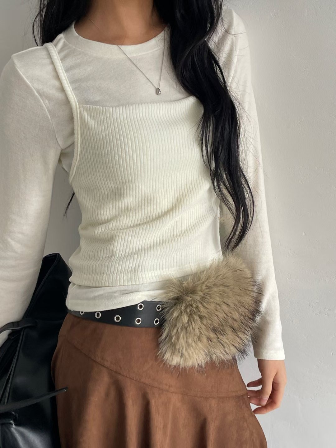 AWESOME-ot韓國直郵㊣女裝新款休閑熱賣26春夏人氣真品套裝AWESOME-ot套裝圖色3