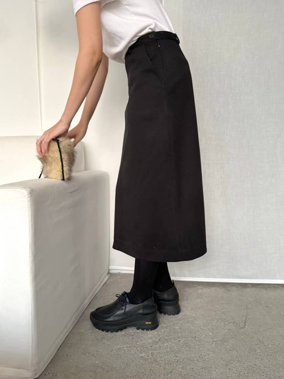 POMELO韓國直郵㊣女裝新品職業真品時尚休閑人氣熱賣26春夏長裙POMELO長裙