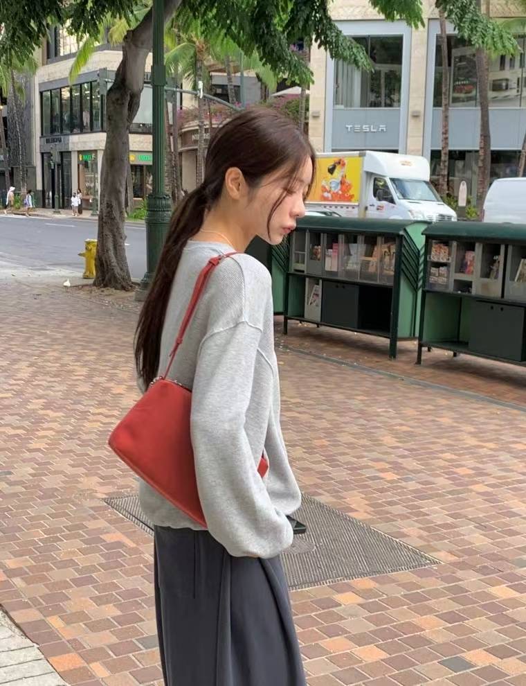 POMELO㊣東大門實拍女裝新品休閑職業人氣推薦熱賣真品衛衣POMELO衛衣