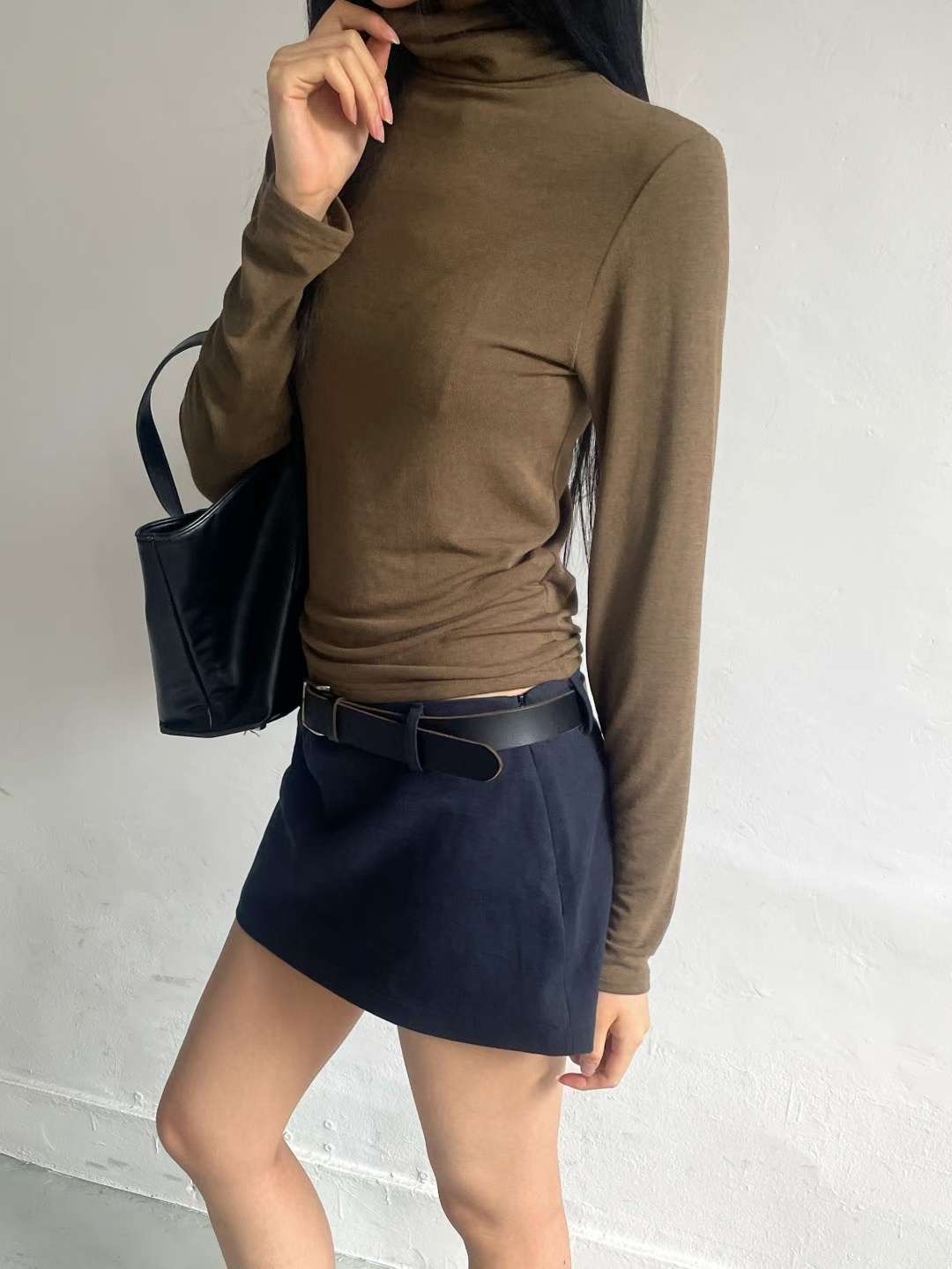 AWESOME-ot㊣東大門實拍女士新品休閑26春夏熱賣推薦長袖T恤AWESOME-ot長袖T恤圖色3