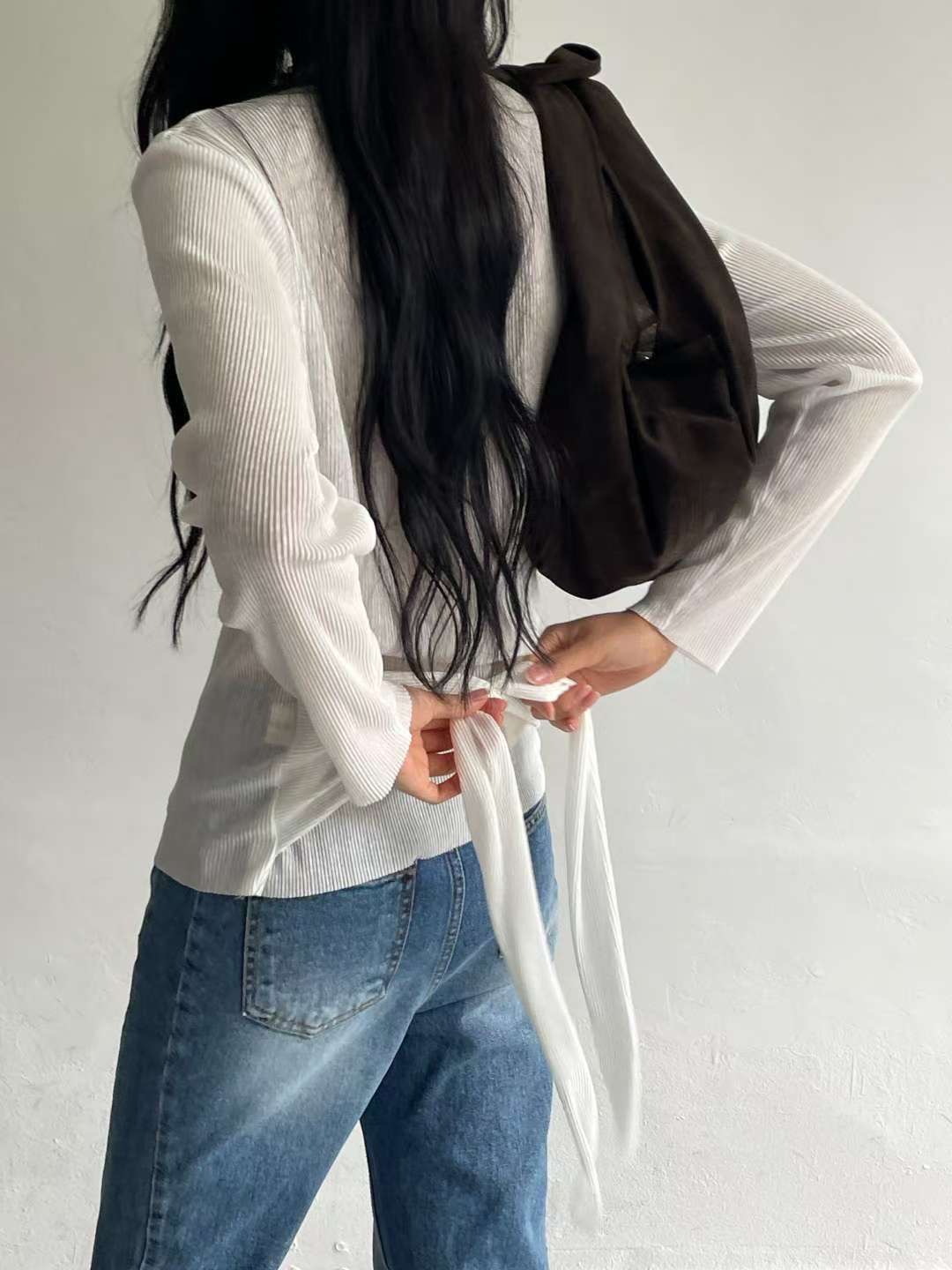 AWESOME-ot韓國代購㊣女士新款職業推薦26春夏真品長袖T恤AWESOME-ot長袖T恤