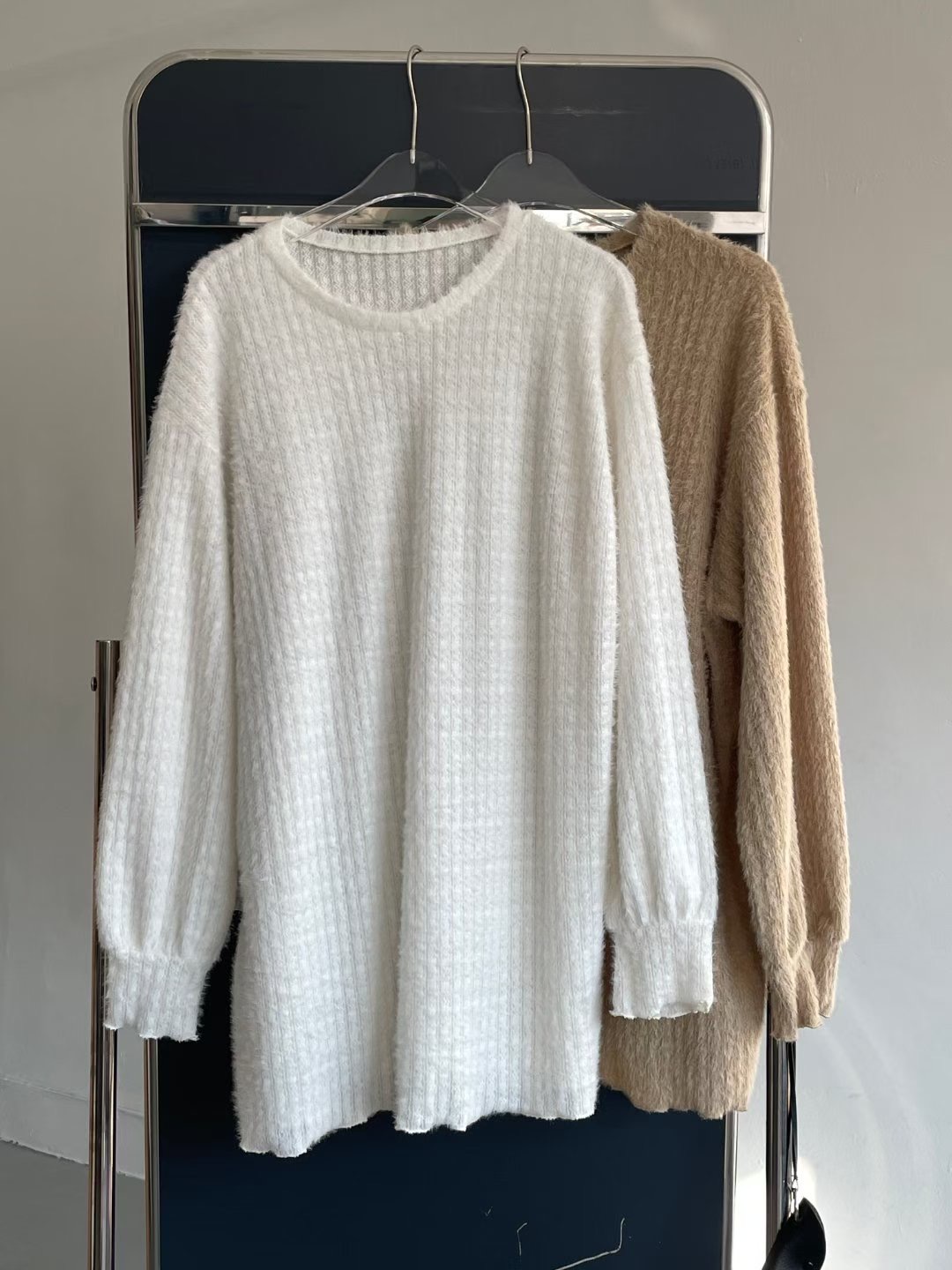 AWESOME-ot東大門直郵㊣女裝新款休閑時尚人氣針織衫不含腰帶AWESOME-ot針織衫