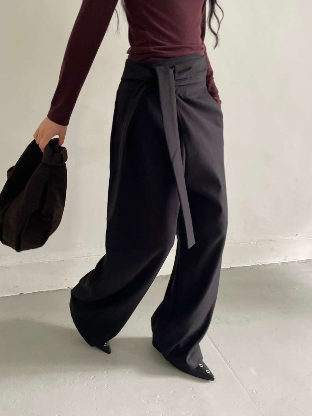 AWESOME-ot㊣東大門實拍女士新款26春夏熱賣職業時尚休閑褲AWESOME-ot休閑褲