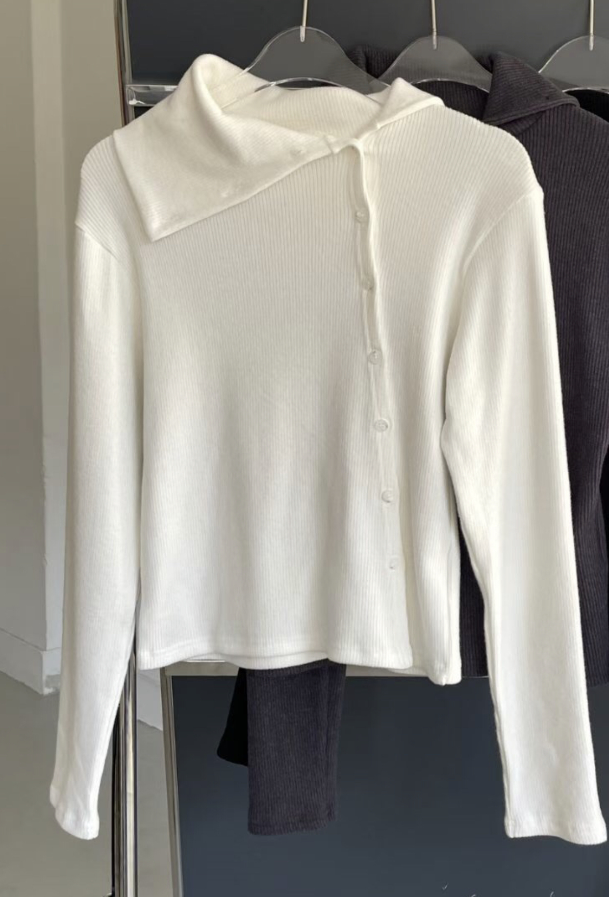 AWESOME-ot東大門直郵㊣女裝新款熱賣人氣職業休閑時尚針織衫AWESOME-ot針織衫圖色1