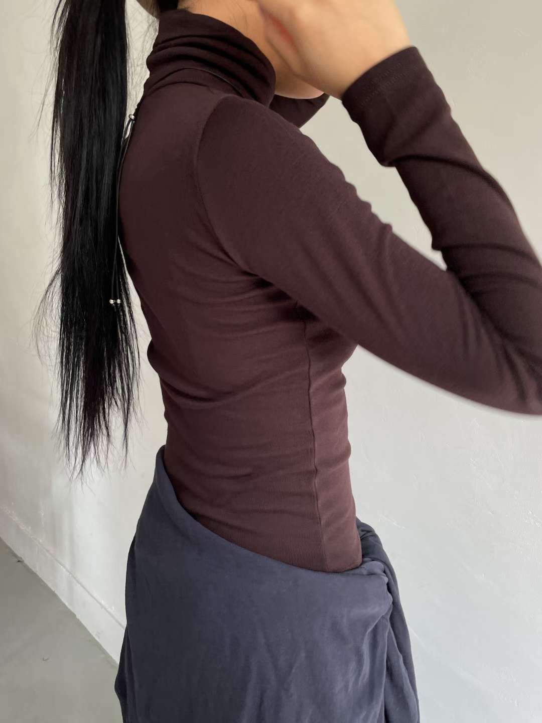 AWESOME-ot韓國代購㊣女裝新款休閑熱賣職業推薦人氣長袖T恤AWESOME-ot長袖T恤