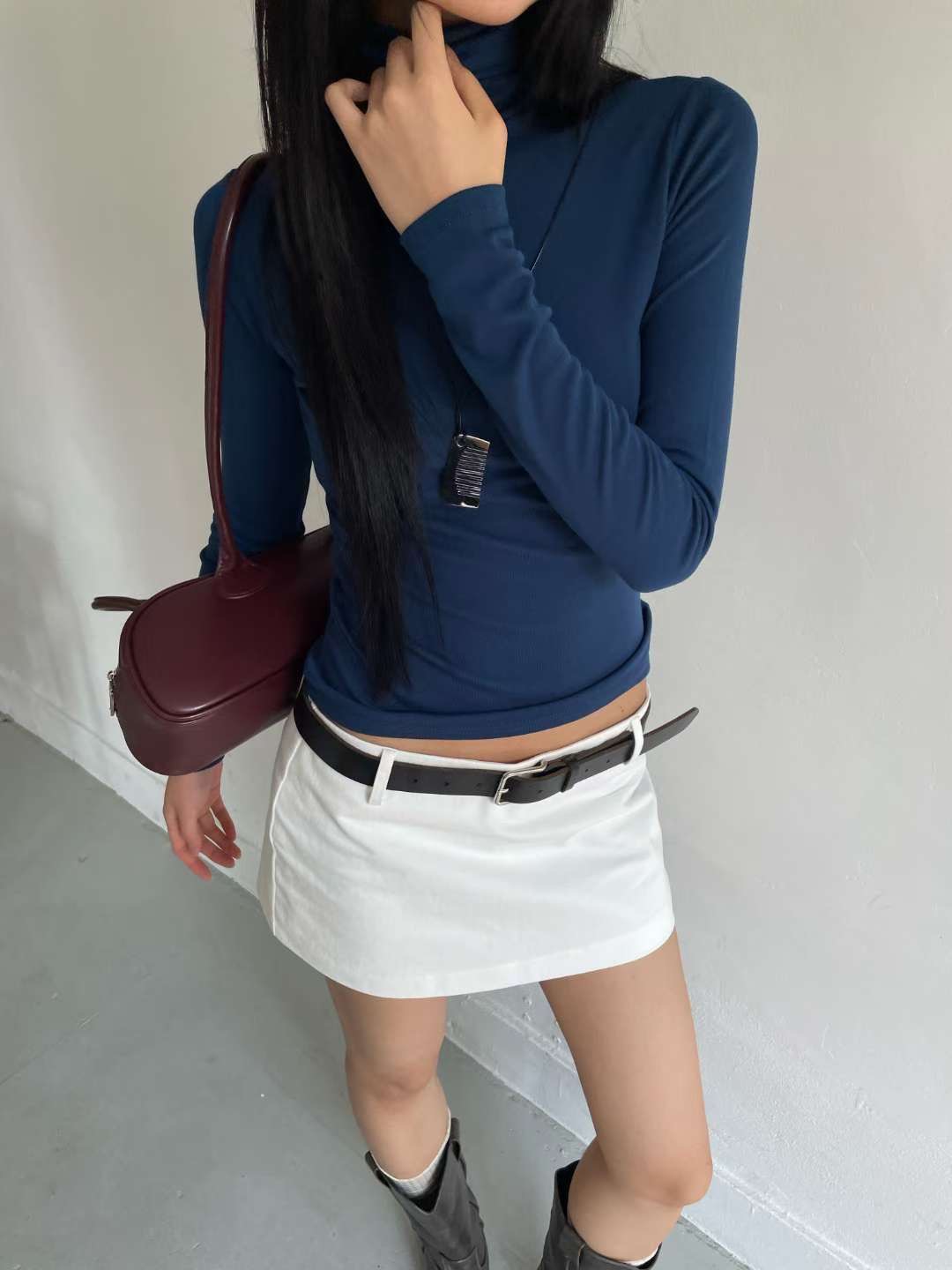 AWESOME-ot韓國代購㊣女裝新款休閑熱賣職業推薦人氣長袖T恤AWESOME-ot長袖T恤圖色3