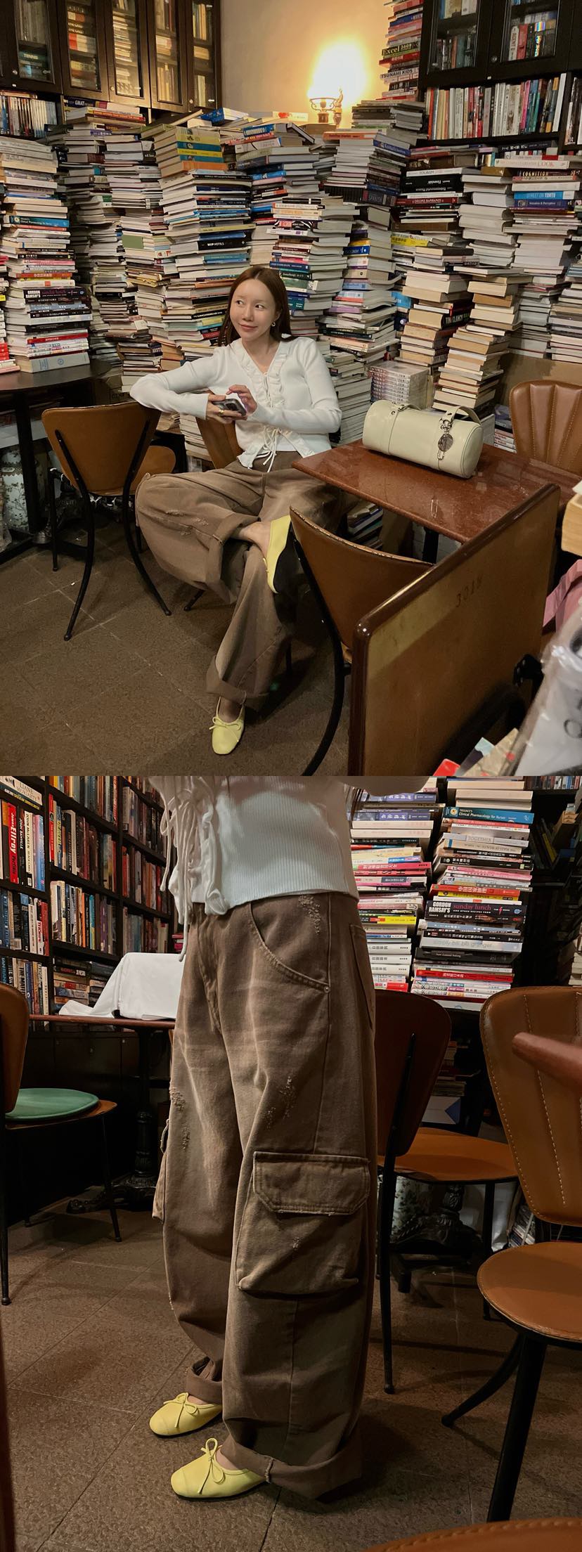 MADE-P㊣東大門代購女裝新品推薦真品職業熱賣人氣時尚休閑褲MADE-P休閑褲