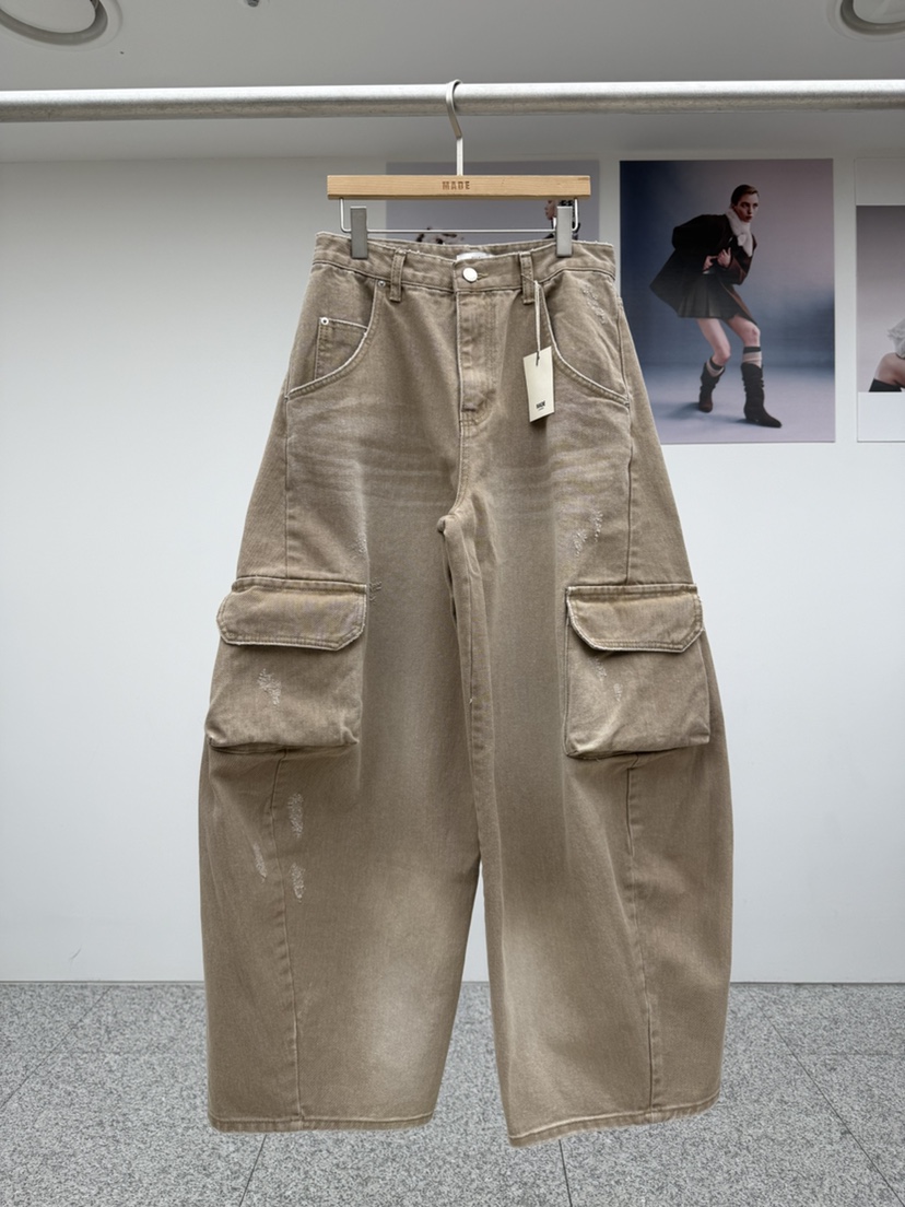 MADE-P㊣東大門代購女裝新品推薦真品職業熱賣人氣時尚休閑褲MADE-P休閑褲圖色1