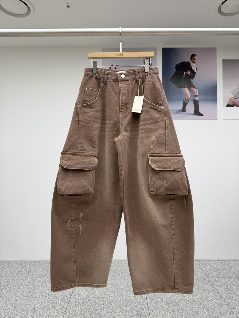 MADE-P㊣東大門代購女裝新品推薦真品職業熱賣人氣時尚休閑褲MADE-P休閑褲圖色2