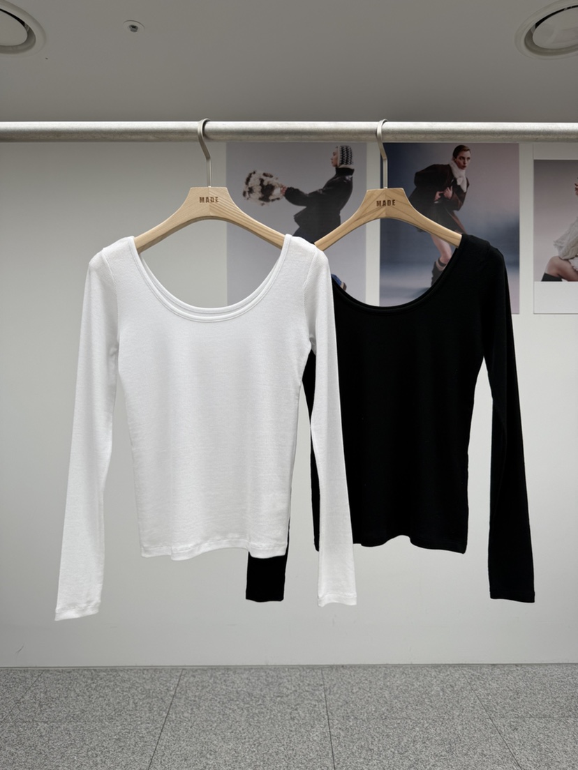 MADE-P東大門直郵㊣女裝新款26春夏人氣熱賣休閑職業長袖T恤MADE-P長袖T恤