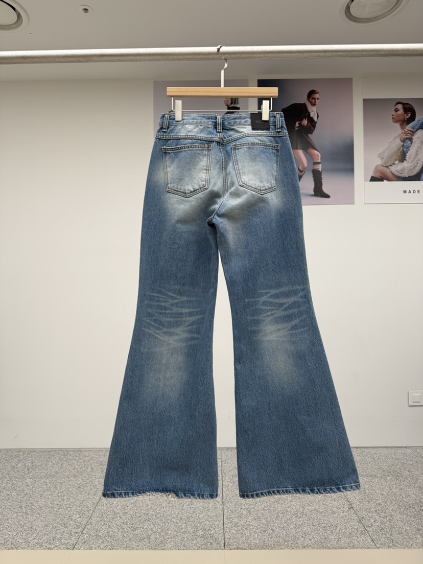 MADE-P㊣東大門代購女裝新款熱賣26春夏推薦職業時尚牛仔褲MADE-P牛仔褲