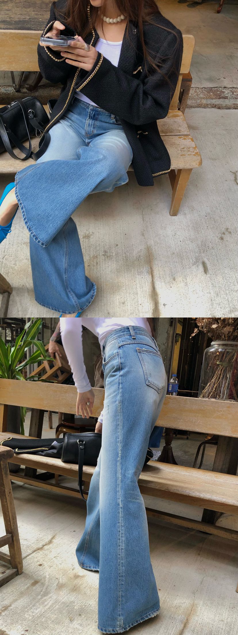 MADE-P㊣東大門代購女裝新款熱賣26春夏推薦職業時尚牛仔褲MADE-P牛仔褲