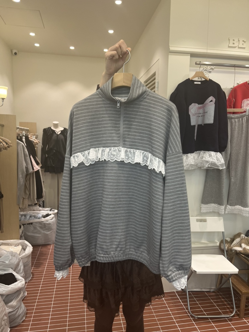 BE&amp;BE東大門直郵㊣女士新款時尚休閑職業熱賣衛衣拉鏈BE&be衛衣圖色1