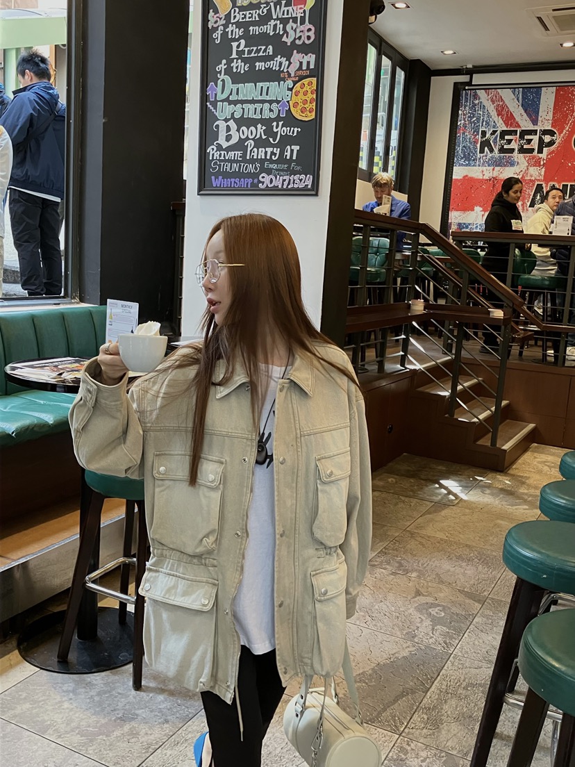 MADE-P韓國代購㊣女士新款休閑職業真品熱賣人氣26春夏夾克MADE-P夾克