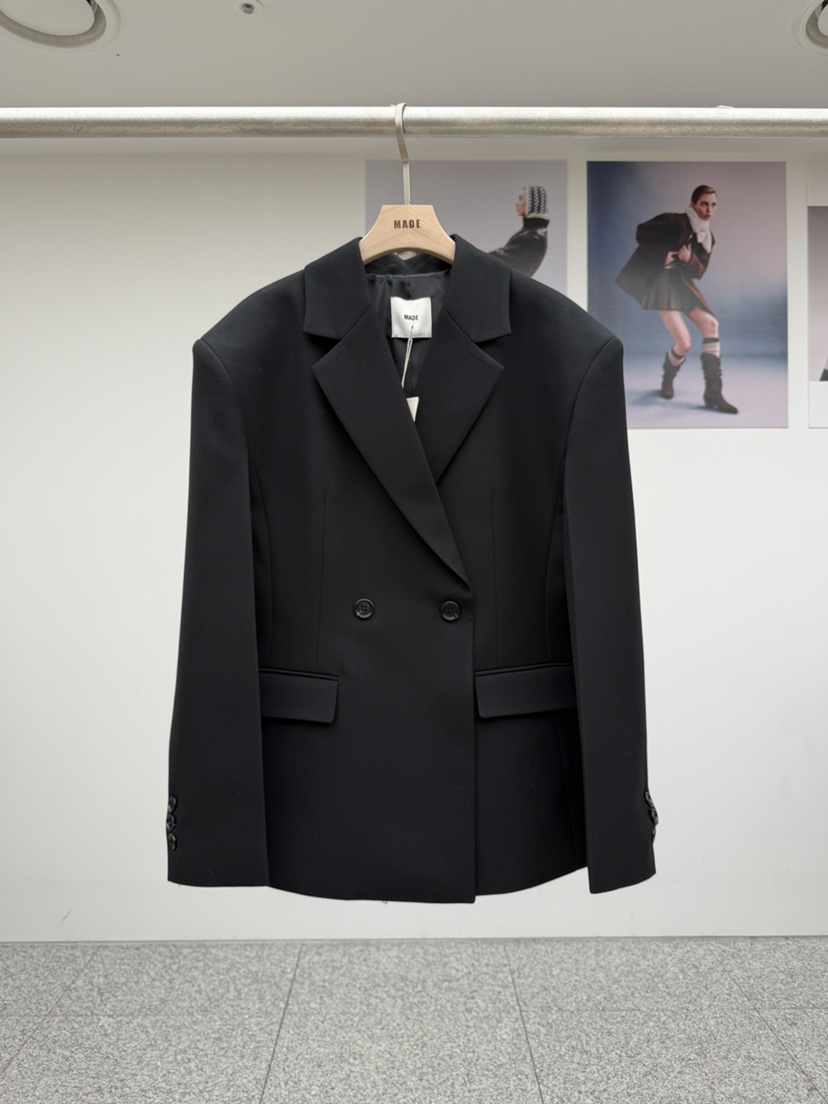 MADE-P韓國直郵㊣女士新品時尚26春夏熱賣人氣推薦職業夾克MADE-P夾克圖色2