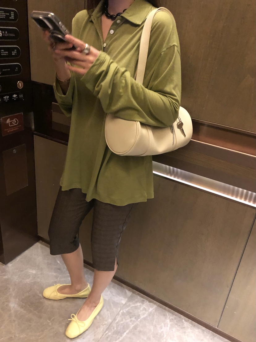 MADE-P韓國直郵㊣女士新款真品推薦人氣時尚熱賣休閑長袖T恤MADE-P長袖T恤