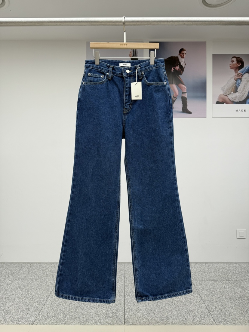 MADE-P㊣東大門實拍女裝新品推薦休閑職業熱賣時尚人氣牛仔褲MADE-P牛仔褲圖色1