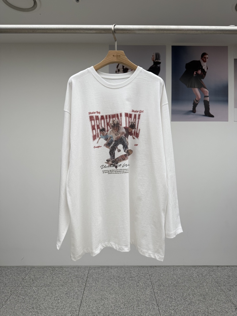 MADE-P㊣東大門實拍女士新品時尚推薦人氣休閑職業長袖T恤MADE-P長袖T恤圖色1