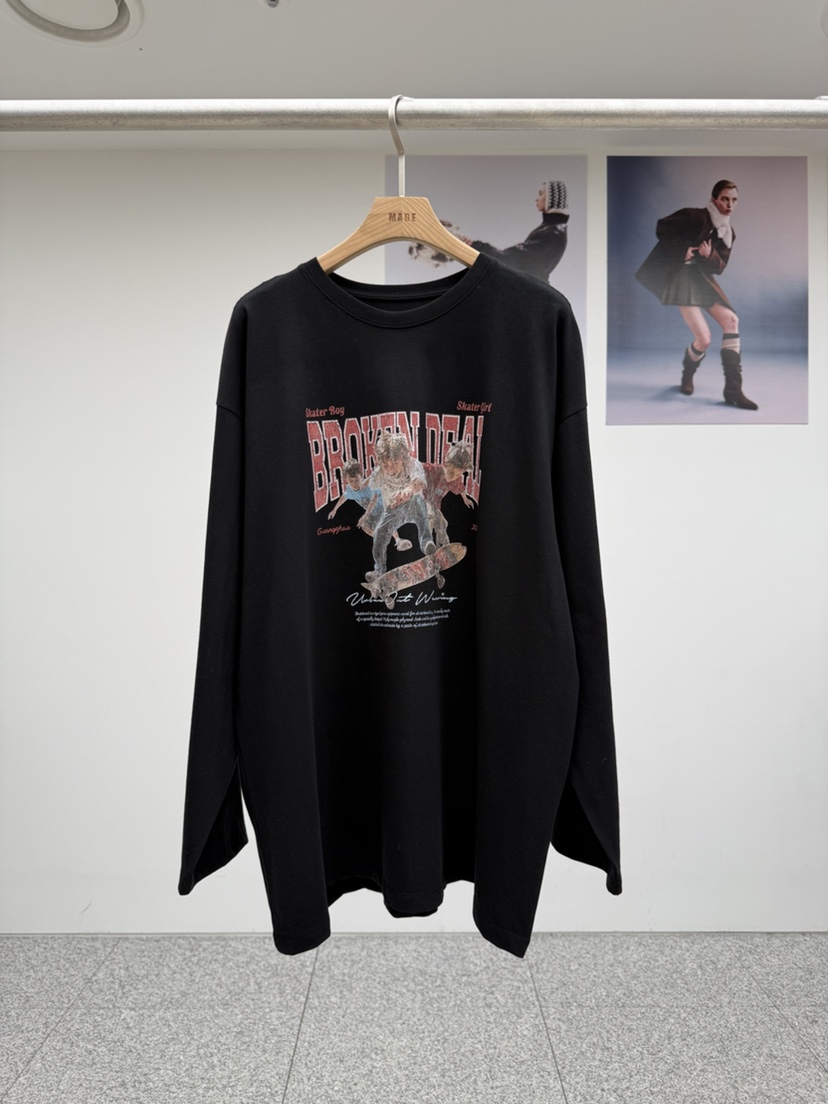 MADE-P㊣東大門實拍女士新品時尚推薦人氣休閑職業長袖T恤MADE-P長袖T恤圖色3