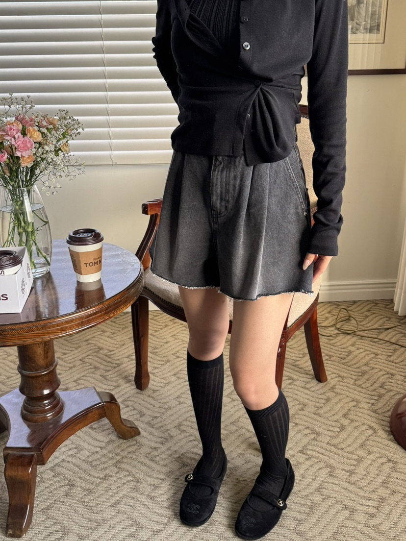 RIAH㊣東大門實拍女士新款熱賣人氣推薦職業休閑26春夏短褲RIAH短褲