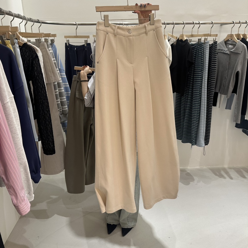 BAGUETTE-P韓國代購㊣女裝新品推薦休閑真品26春夏休閑褲春款BAGUETTE-P休閑褲圖色1