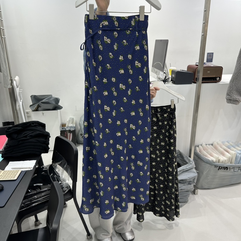 VISUAL SPACE韓國代購㊣女裝新款人氣熱賣職業真品長裙春款VISUAL SPACE長裙