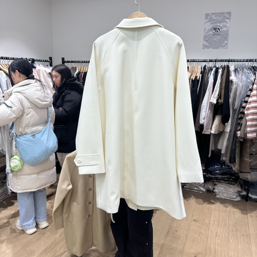 M.G.N㊣東大門代購女裝新品推薦休閑真品時尚長款風衣春款MAGNET長款風衣