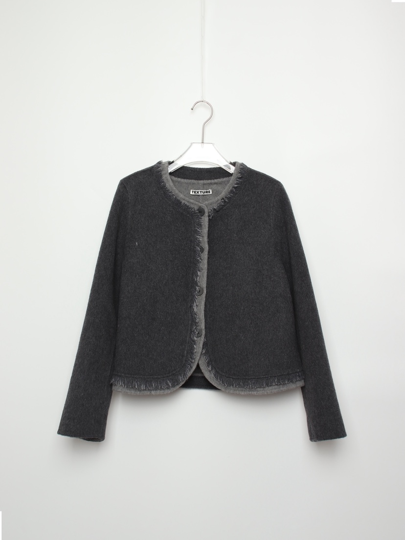 TEXTURE韓國代購㊣女裝新品休閑26春夏職業真品熱賣時尚夾克TEXTURE夾克圖色1