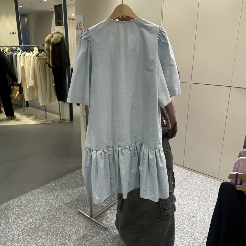 SOF㊣東大門代購女士新款推薦休閑熱賣真品職業時尚連衣裙春款SOF連衣裙