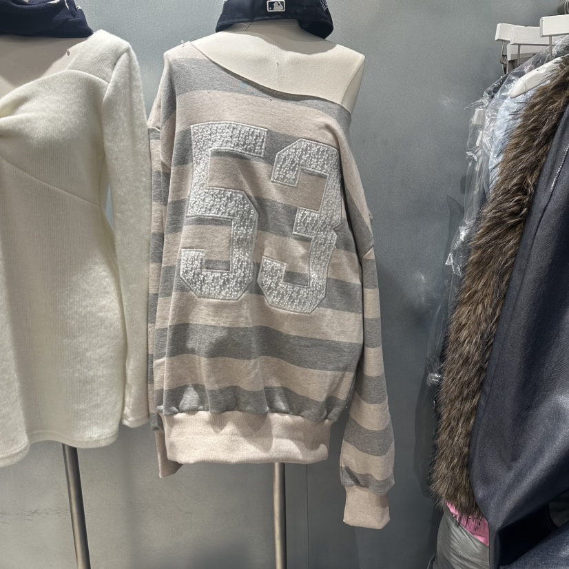 RIBBON㊣東大門代購女士新品時尚熱賣推薦真品人氣衛衣春款RIBBON衛衣圖色1