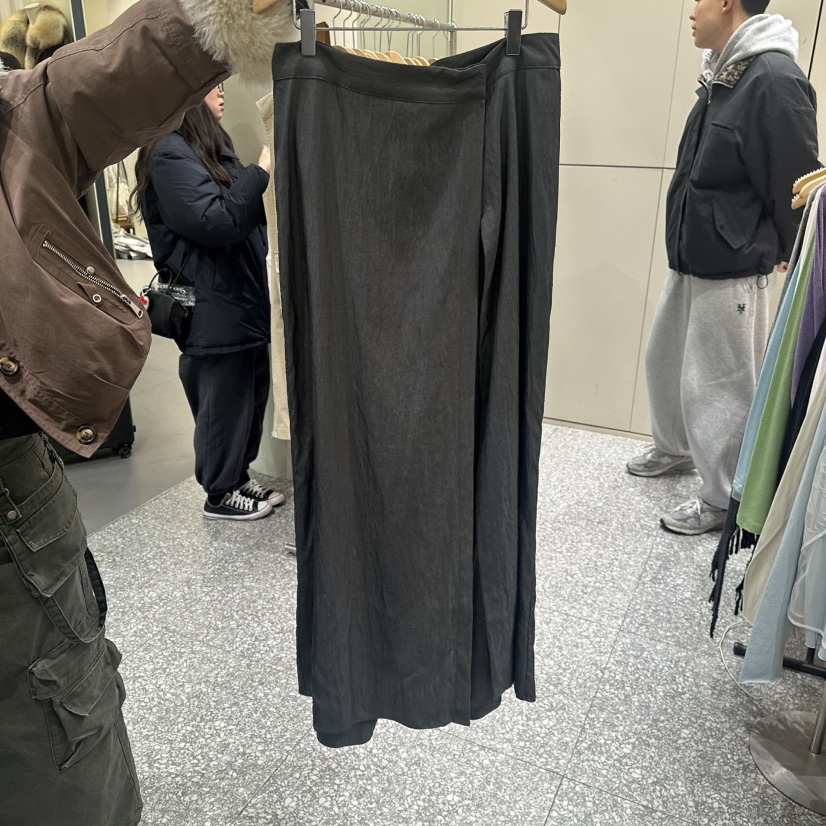 SOF韓國代購㊣女裝新品推薦職業時尚26春夏熱賣人氣休閑褲羊毛SOF休閑褲圖色1墨色