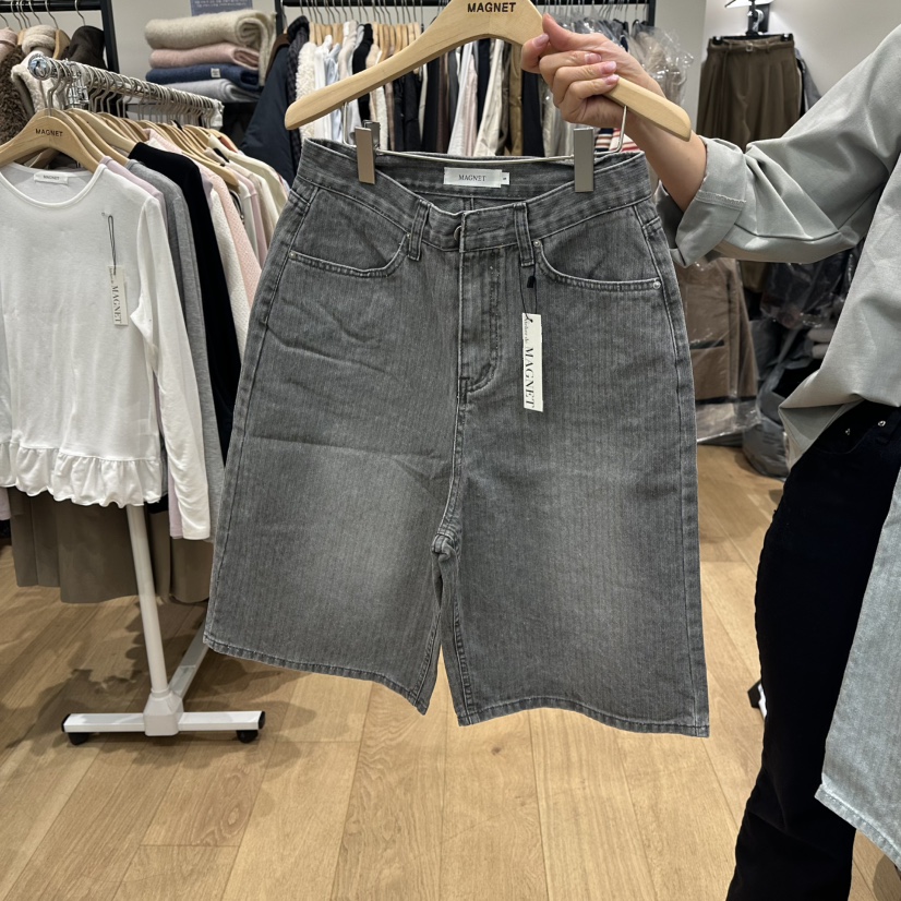 M.G.N㊣東大門實拍女士新品時尚熱賣26春夏休閑推薦短褲春款MAGNET短褲圖色2