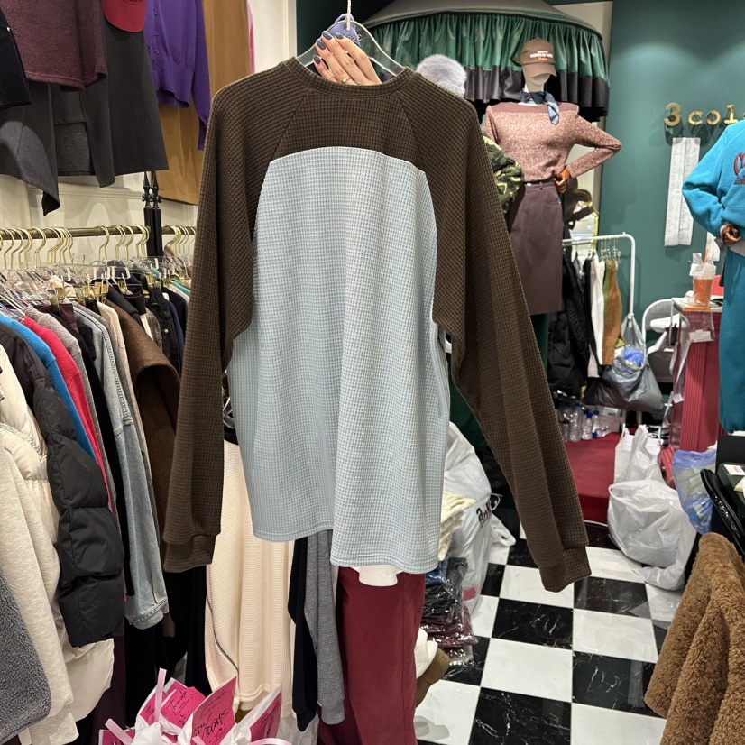 3COLOR㊣東大門實拍女裝新款職業長袖T恤春款Three color長袖T恤