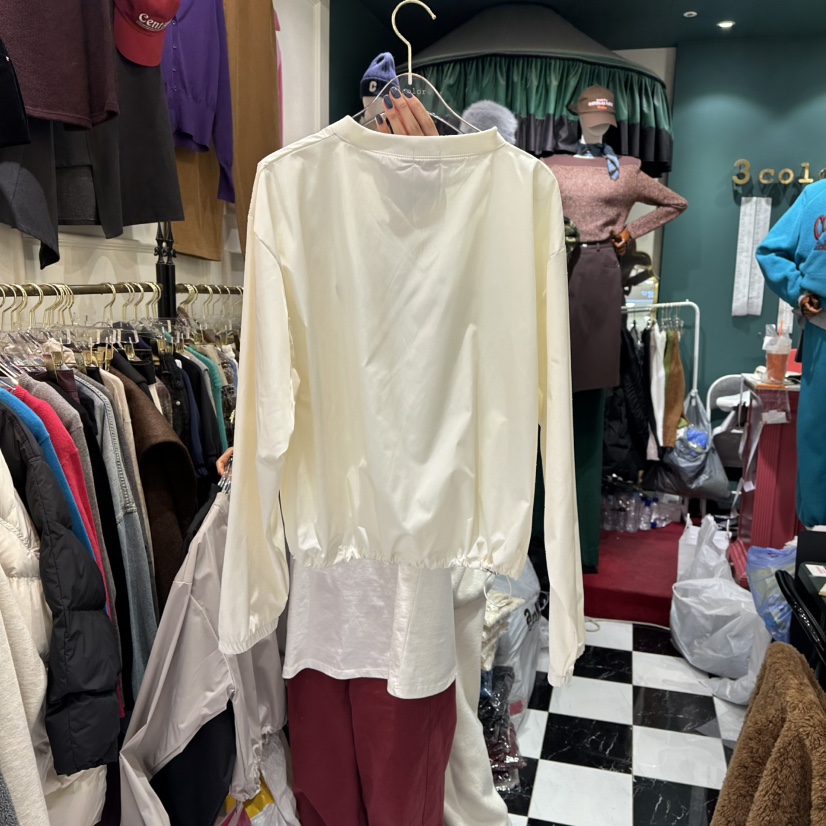 3COLOR韓國代購㊣女裝新品熱賣衛衣春款Three color衛衣