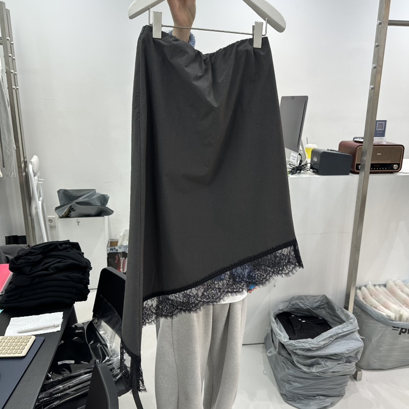 VISUAL SPACE㊣東大門代購女士新品真品熱賣休閑長裙春款蕾絲VISUAL SPACE長裙