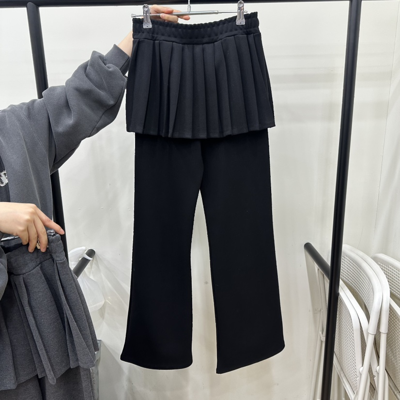 ARR東大門直郵㊣女士新品休閑時尚熱賣推薦26春夏裙褲春款褶裥ARR裙褲圖色2