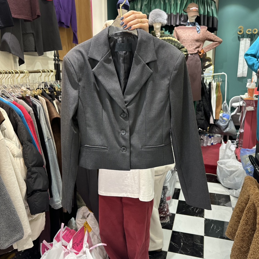 3COLOR㊣東大門代購女裝新品真品夾克春款Three color夾克圖色1