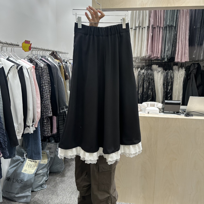 NAPKIN韓國直郵㊣女士新品真品職業時尚熱賣26春夏長裙春款NAPKIN長裙