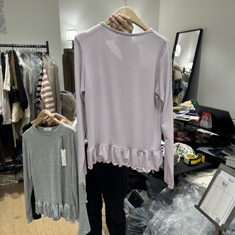 M.G.N㊣東大門實拍女裝新款真品人氣26春夏熱賣長袖T恤春款MAGNET長袖T恤